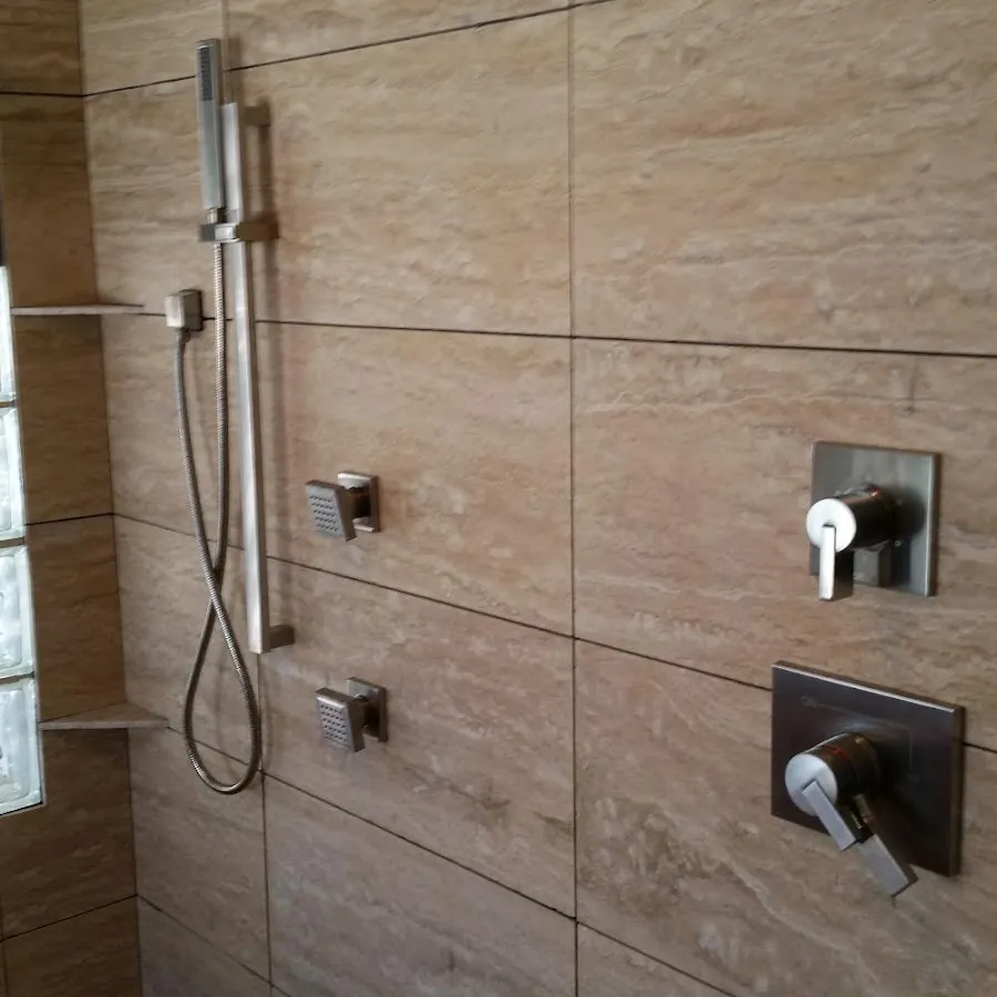 Shower fixture installation for Water Heater Replacement in Shiloh